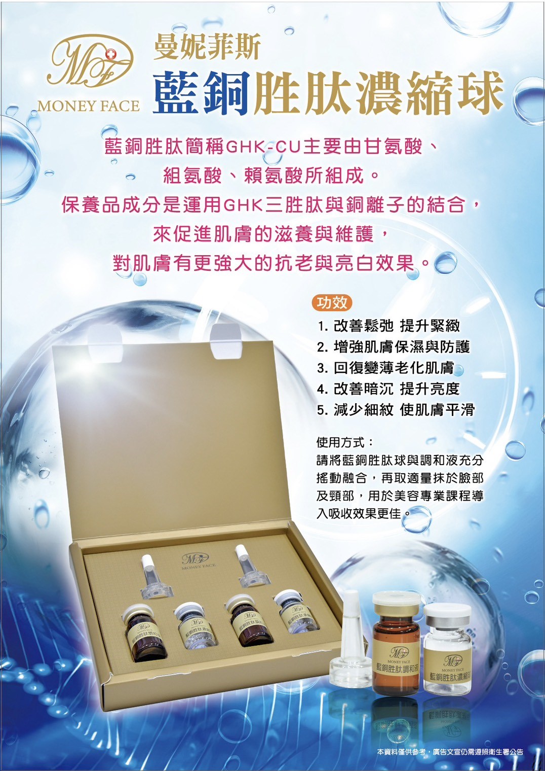 藍銅胜肽濃縮球